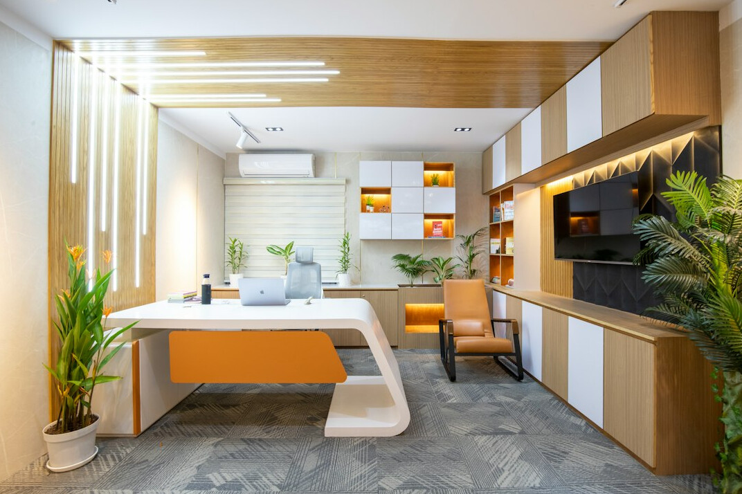 modern office workspace